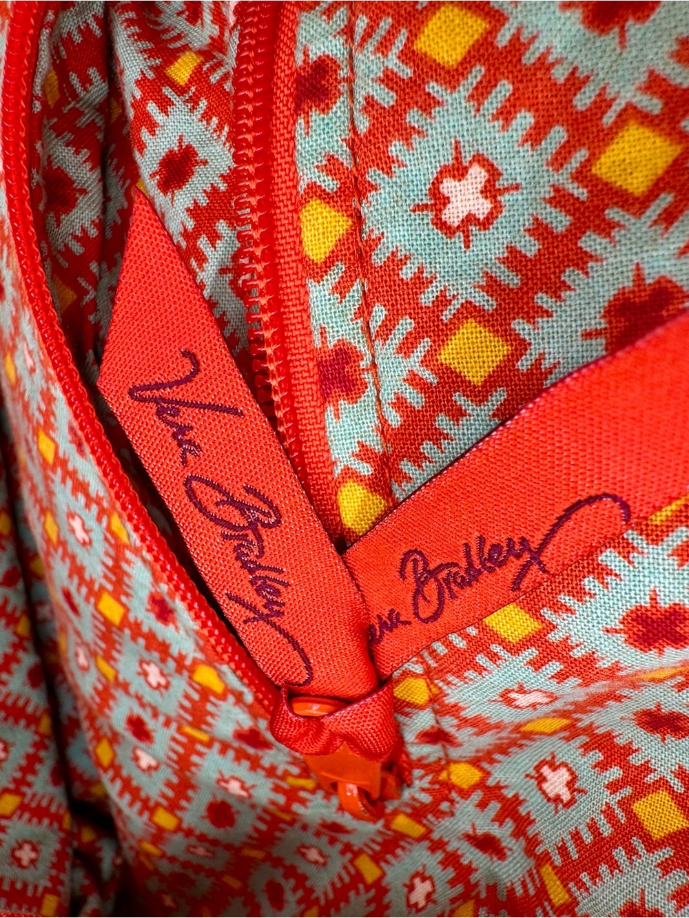 Vera Bradley Angle Tote Bag in Retired Paprika - Picture 5 of 16